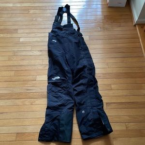 Black medium north face ski snowboard bib